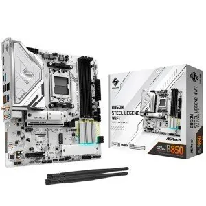 ASRock B850M Steel Legend WiFi Motherboard AMD AM5 Micro ATX