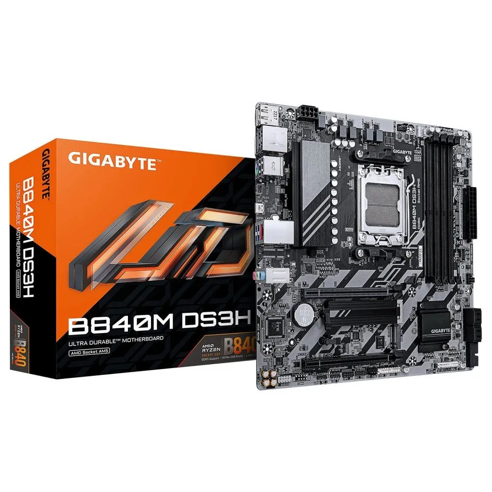 Placa Base Gigabyte B840M DS3H AM5 de GIGABYTE en oferta | Placas Base | Portes grátis