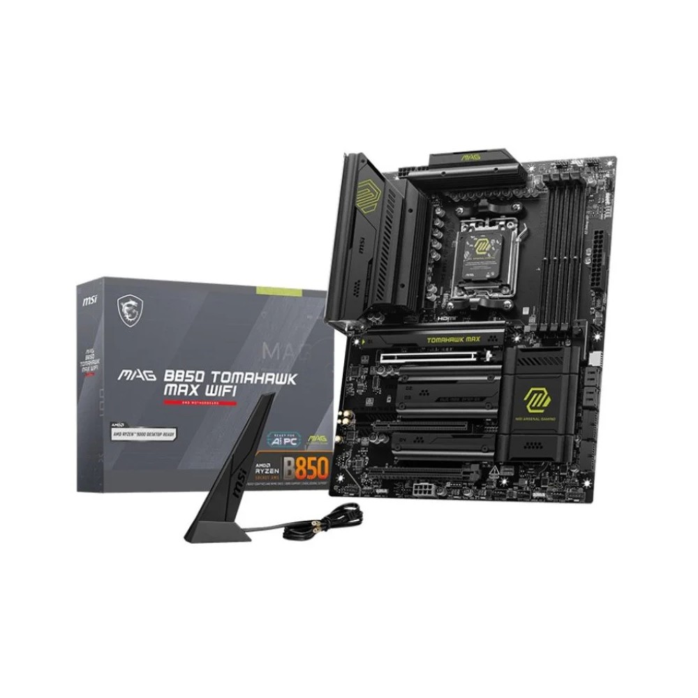MSI Mag B850 Tomahawk Max WiFi AMD AM5 Motherboard