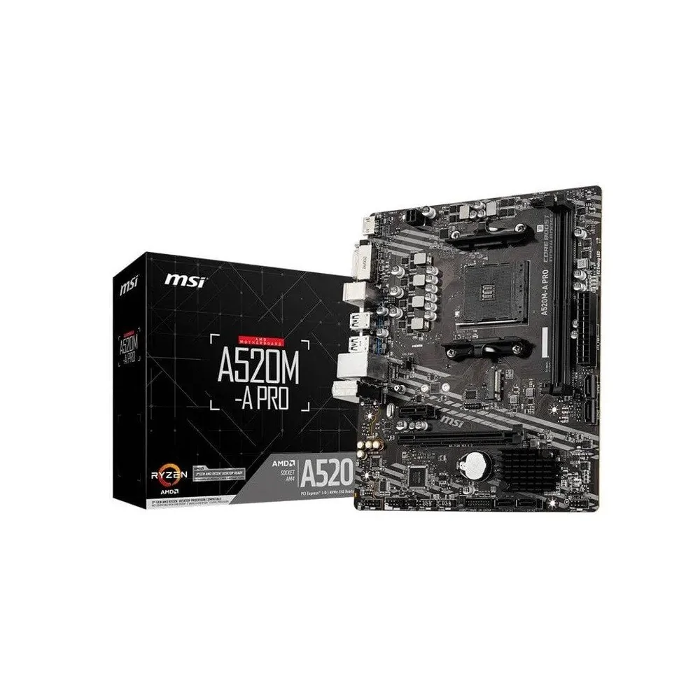 Motherboard MSI A520M-A Pro AM4 Micro ATX