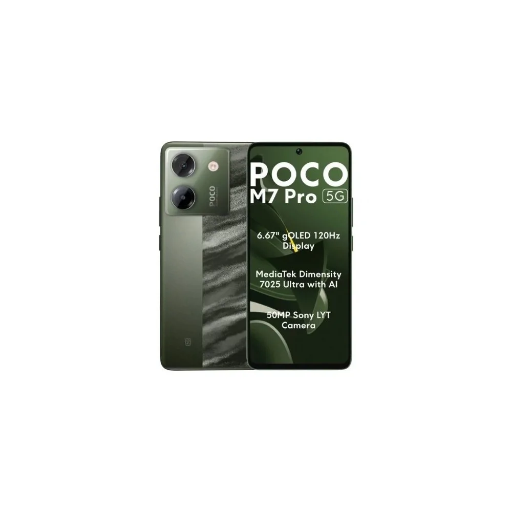 Smartphone Xiaomi Poco M7 Pro 12GB 512GB 6.67" 5G Green Smartphone Xiaomi Poco M7 Pro 12GB 512GB 6.67" 5G Green