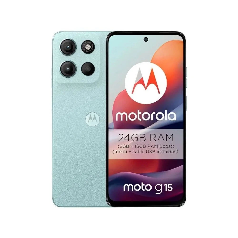Smartphone Motorola Moto G15 de MOTOROLA en oferta | SMARTPHONES | Portes grátis