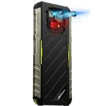 Ulefone Armor 22 Rugged Smartphone, 8GB RAM, 128GB Storage, 6.58" Screen, Black and Green