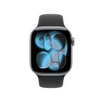 Apple Watch Series 11 GPS + Cellular 42mm Titânio Natural Preto Pulseira Esportiva M e G