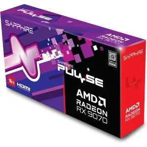 Tarjeta Gráfica Sapphire Radeon RX 9070 Pulse Gaming de SAPPHIRE en oferta | Tarjetas Graficas | Portes grátis