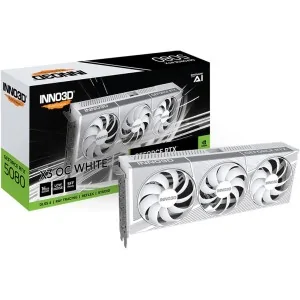 Tarjeta Gráfica Inno3D GeForce RTX 5080 X3 OC White de INNO3D en oferta | Tarjetas Graficas | Portes grátis