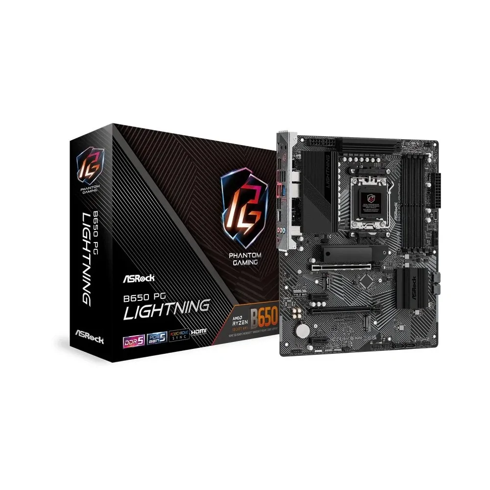 Placa Base ASRock B650 Phantom Gaming Lightning de ASROCK en oferta | Placas Base | Portes grátis