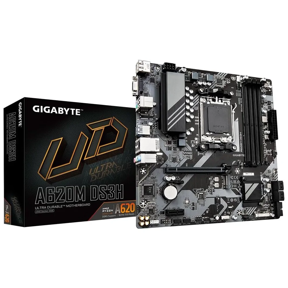 Placa Base Gigabyte A620M DS3H de GIGABYTE en oferta | Placas Base | Portes grátis
