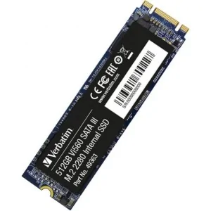 Disque Dur Verbatim Vi560 S3 512 Go SATA M.2 Type 2280 de Verbatim en oferta | Disques durs | Portes grátis