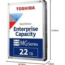 Disco Rígido 3,5" Toshiba Enterprise Capacity MG Series 22 TB SATA