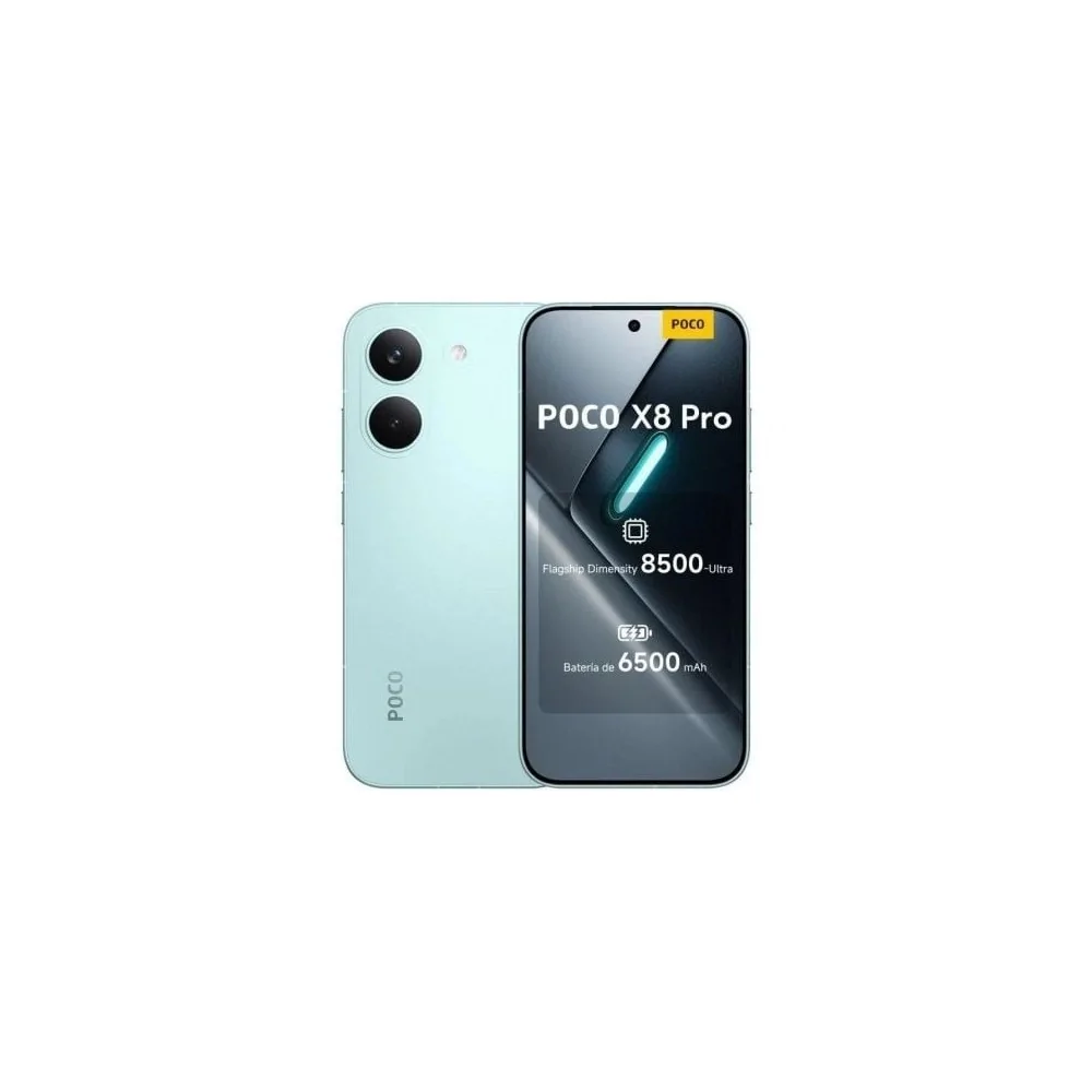 Smartphone Xiaomi POCO X8 Pro 12GB 512GB 6.59' 5G VerdeSmartphone Xiaomi POCO X8 Pro com 12GB de RAM, 512GB de armazenamento,