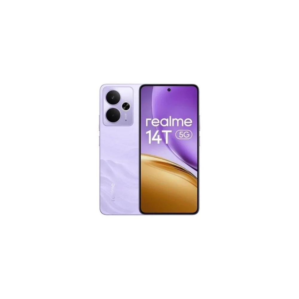 Smartphone Realme 14T 8GB 256GB 6.67' 5G Roxo