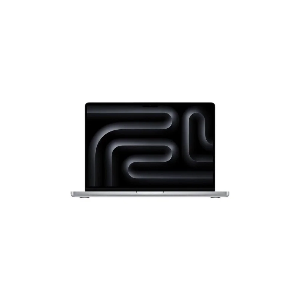 Apple MacBook Pro 14' M5 Pro com CPU de 18 núcleos, 24GB de RAM, SSD de 2TB e GPU de 20 núcleos na cor prata.