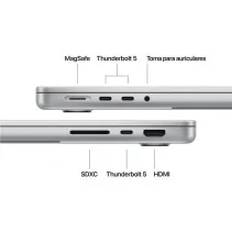 Apple MacBook Pro 14" Apple M5 Max 18 cores 36GB 2TB SSD GPU 32 cores Silver