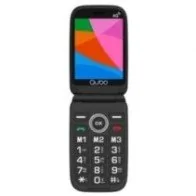 Qubo X-340 4G Mobile Phone for Seniors, Black