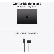 Apple Macbook Pro 14' M5 Pro CPU de 18 núcleos 24 GB 2 TB SSD GPU de 20 núcleos Negro Espacial