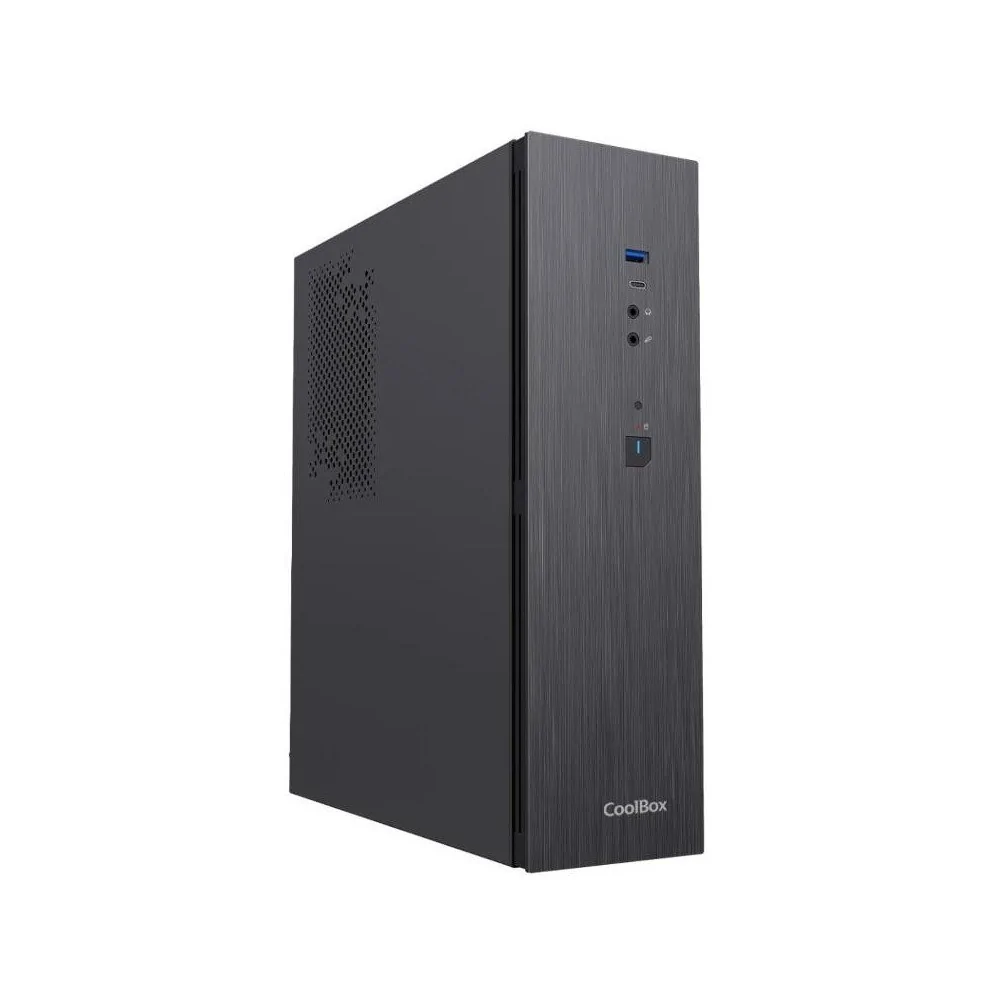 Coolbox Slim T370 Micro ATX PC case + 500W power supply
