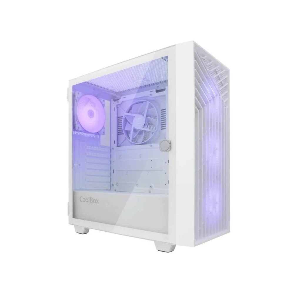 Coolbox GA300 Gridline PC Case Gaming ATX White
