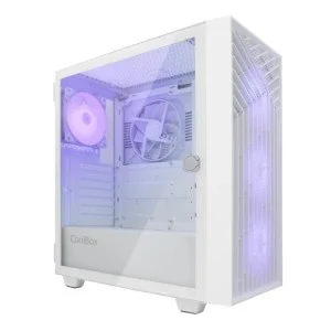 Coolbox GA300 Gridline PC Case Gaming ATX White