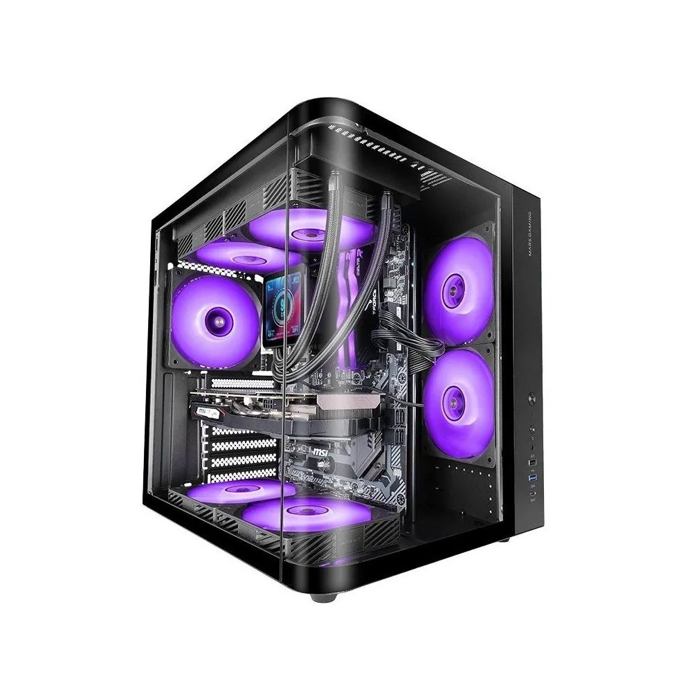 Caja Pc Mars Gaming MCCURV de MARS GAMING en oferta | Cajas - Torres | Portes grátis