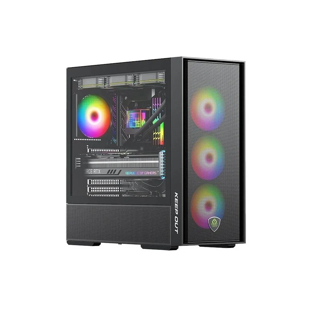 Caixa para PC Keep Out XC-805 M-ATX KO ARGB Negra