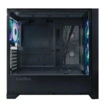 Caixa de computador Coolbox Ge-2000 Gaming ATX DualView sem fonte de alimentação.