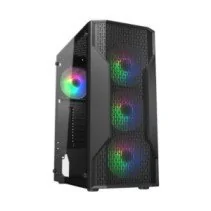 Caixa de computador Cougar MX110 Mid Tower RGB preta