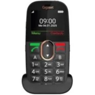 Teléfono Móvil Gigaset GL695 para Personas Mayores 4G Negro