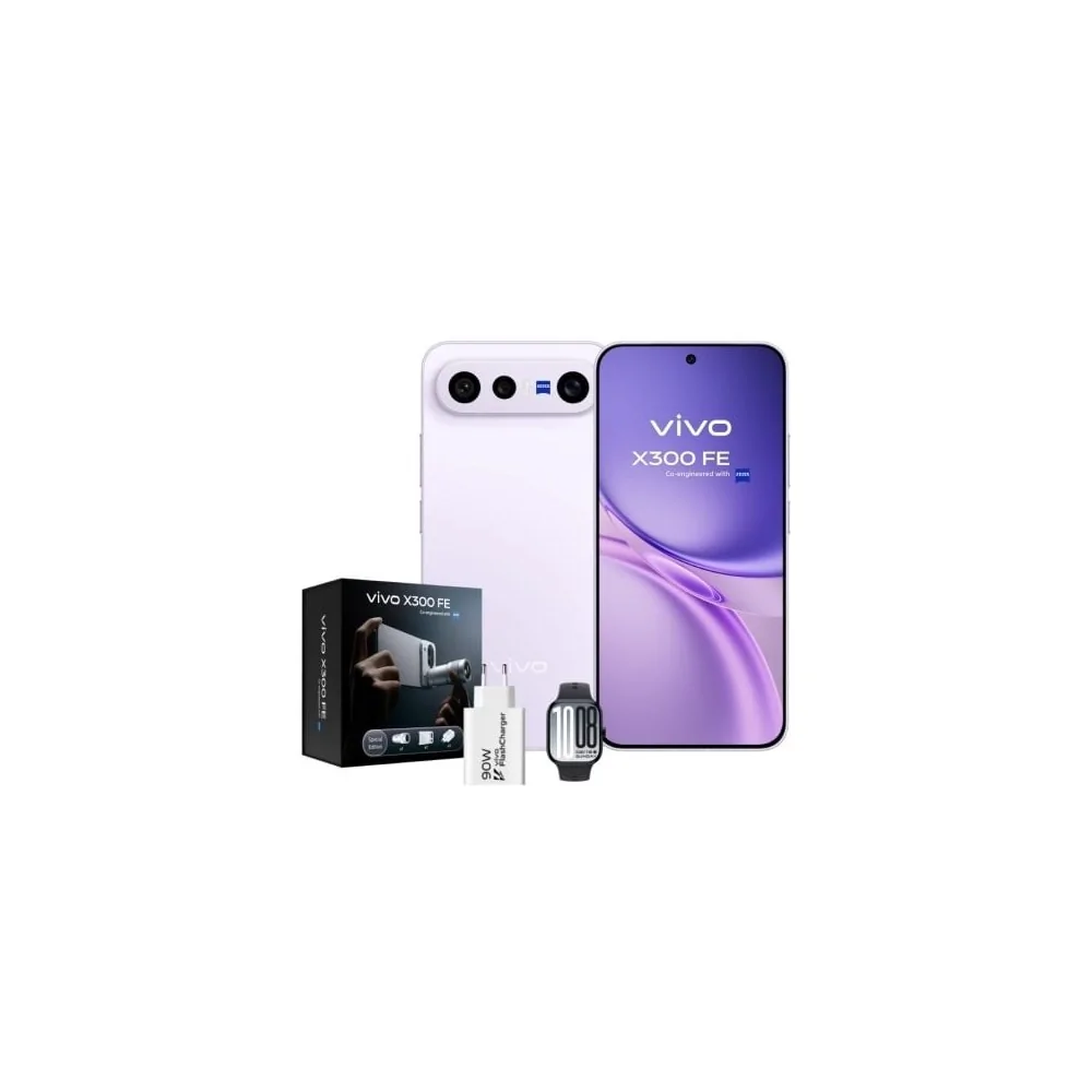 Smartphone Vivo X300 FE 12GB 512GB 6.31' 5G Púrpura Incluye Extensor Teleobjetivo + Vivo Watch GT2