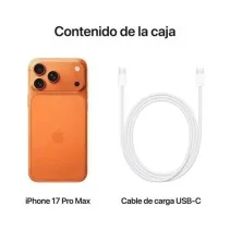 Smartphone Apple iPhone 17 Pro Max 1TB 6.9' 5G Naranja cósmico