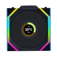 Disipador de caja 120Mm LIAN LI G99.12SLLCD Negro