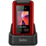 Telemóvel Qubo X-247RDC 4G para Idosos Vermelho