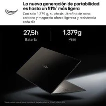 LG Gram Pro 17Z90U-G.AU88BN de LG en oferta | ordinateurs portables | Portes grátis