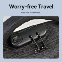 Vention KRKB0 Backpack for Laptops up to 17 inches 20L Waterproof USB port Anti-theft Black