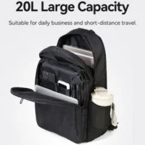 Mochila Vention KRMB0 para laptops até 15.6 20L preta