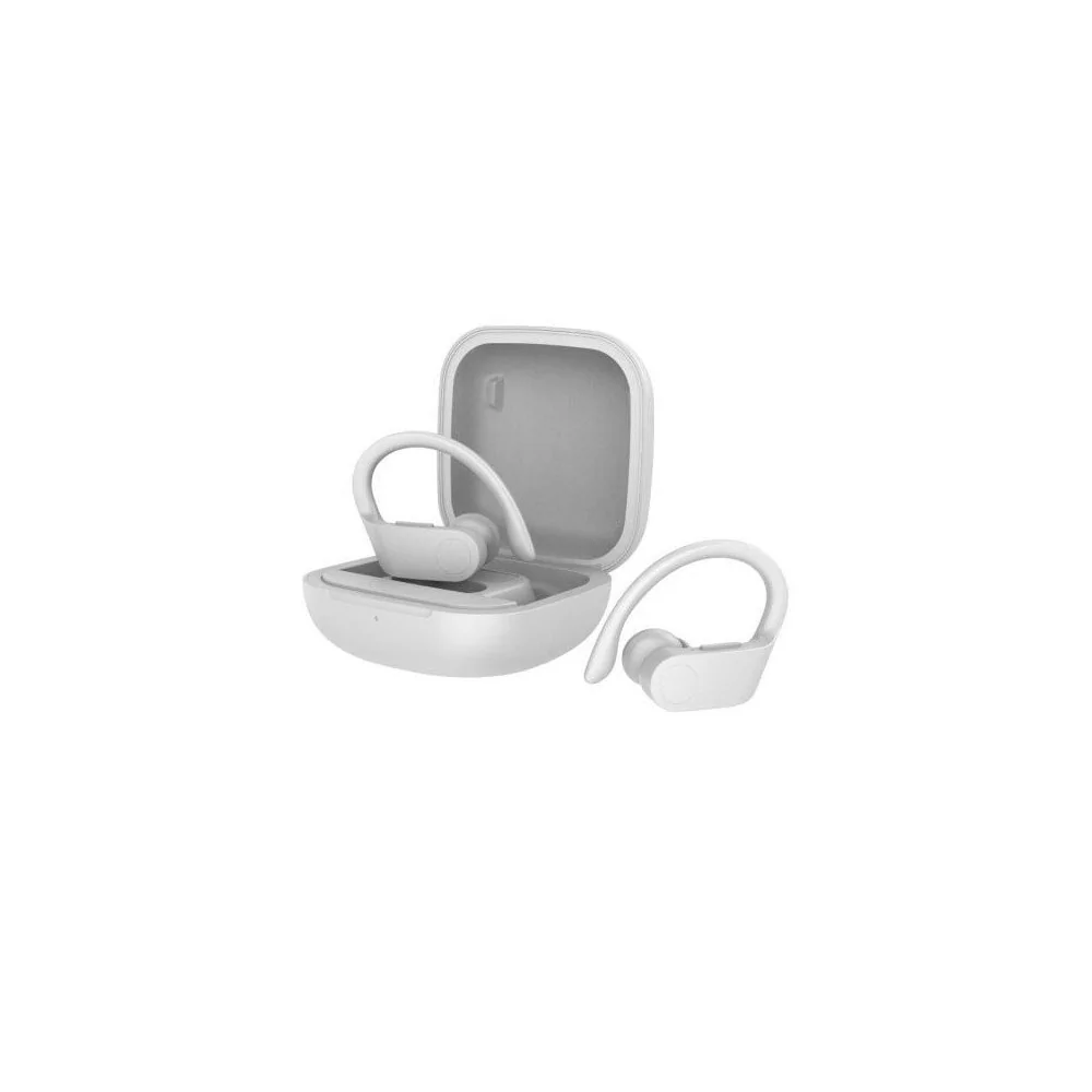 Fones de ouvido esportivos Bluetooth Daewoo DW2023 com estojo de carregamento Autonomia 5h Brancos