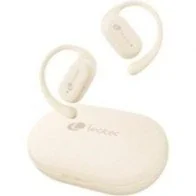 Auscultadores desportivos Bluetooth Leotec Open Air Zenith Sport com estojo de carregamento Autonomia 6.5h Bege