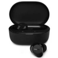 Fones de ouvido Bluetooth Philips TAT1300BK com estojo de carregamento Autonomia 6h Pretos