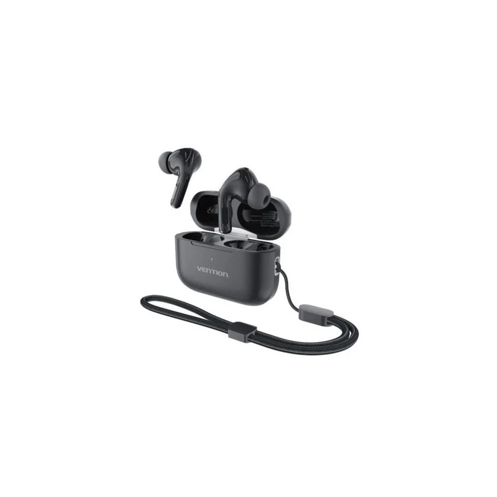 Bluetooth headphones Vention Echo Lite E11 Plus with charging case Autonomy 6h Black