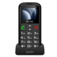 Qubo P-186BKC 4G Mobile Phone for Seniors in Black