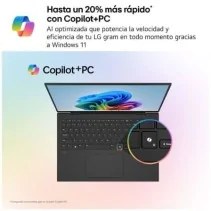 Portátil LG Gram Pro 16Z90TS-G.AU99BN Intel Core Ultra 9-288V 32GB 1TB SSD 16' Win11