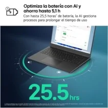 Portátil LG Gram Pro 16Z90TS-G.AU99BN Intel Core Ultra 9-288V 32GB 1TB SSD 16' Win11