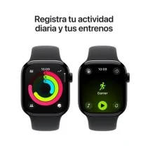 Apple Watch Series 11 GPS + Cellular 42mm Space Gray Black Sport Band (SM)