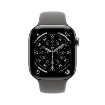 Apple Watch Series 11 GPS Cellular 46mm Titanio Natural Correa Deportiva Gris Piedra ML