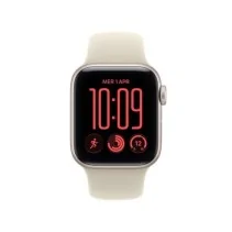Apple Watch SE 3 GPS 40mm White Aluminum Case Star Sport Band Sand SM