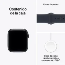 Apple Watch SE3 GPS 40mm Caja de Aluminio Medianoche Correa Deportiva Azul Marino SM