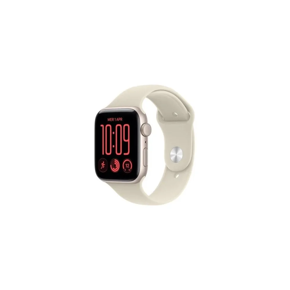 Apple Watch SE3 GPS 44mm Caja de Aluminio Blanco Estrella Correa Deportiva Arena SM