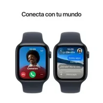 Apple Watch SE3 GPS 44mm Caja de Aluminio Medianoche Correa Deportiva Azul Marino SM