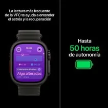 Apple Watch Ultra 4 GPS 49mm Caixa de Titânio Preto Bracelete Loop Alpine Burdeos.