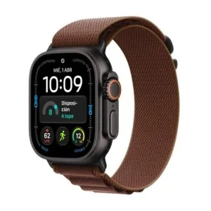 Apple Watch Ultra 4 GPS 49mm Caixa de Titânio Preto Bracelete Loop Alpine Burdeos.